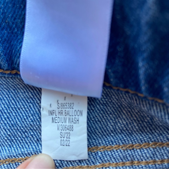 NWT. Banana Republic High Rise Balloon Jeans 27 Tall - Picture 8 of 8